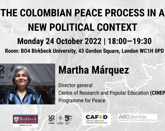 Event: The Colombian Peace Process in a new political context